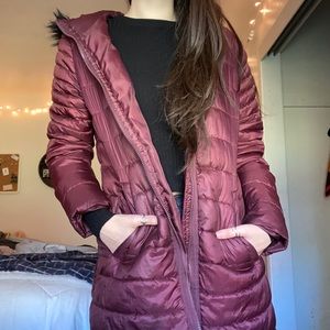 Red Puffer Coat